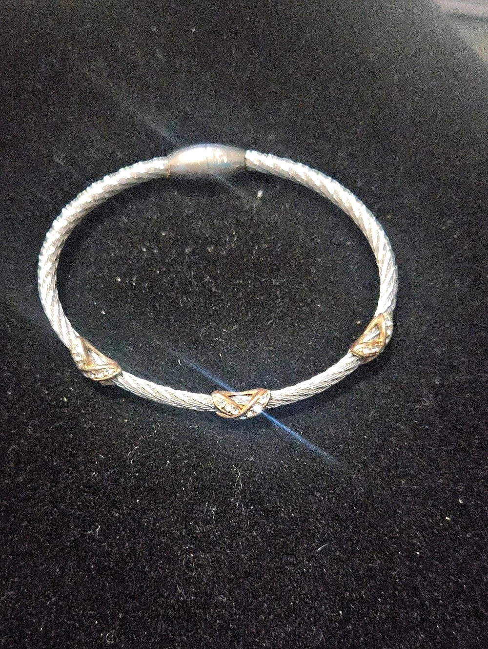 Two-Tone Braided Bracelet